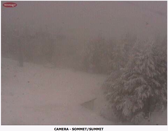 Web Cam Snap Shot Courtesy of Tremblant.ca