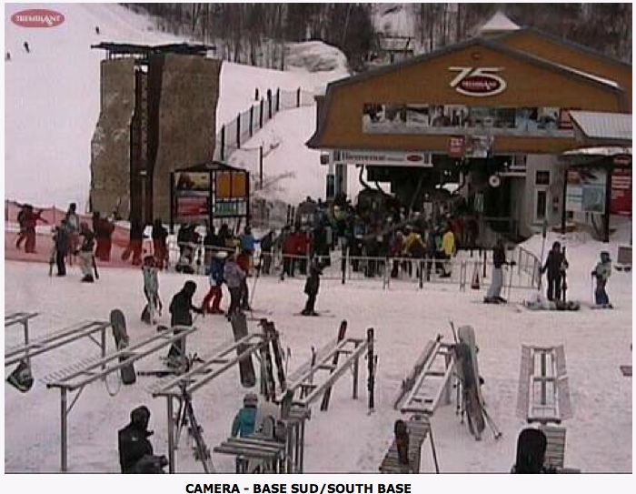 Web Cam Snap Shot Courtesy of Tremblant.ca