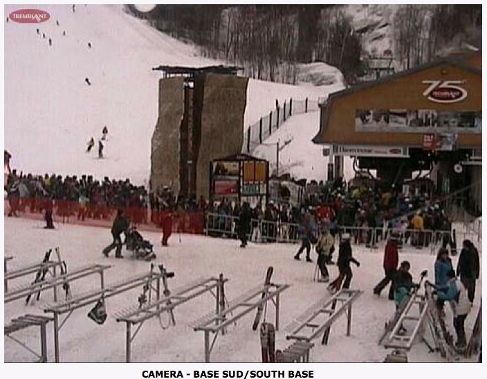 Web Cam Snap Shot Courtesy of Tremblant.ca