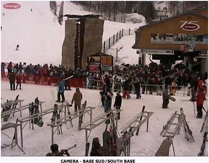 Web Cam Snap Shot Courtesy of Tremblant.ca