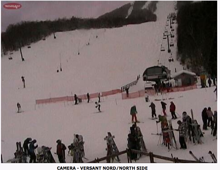 Web Cam Snap Shot Courtesy of Tremblant.ca