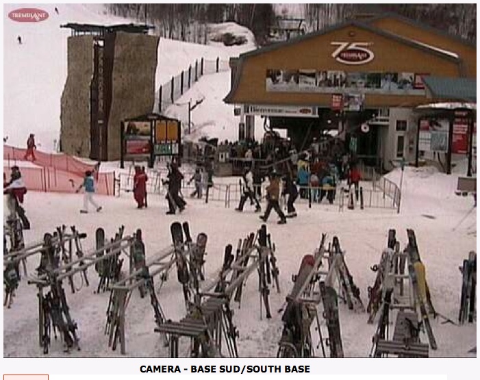 Web Cam Snap Shot Courtesy of Tremblant.ca