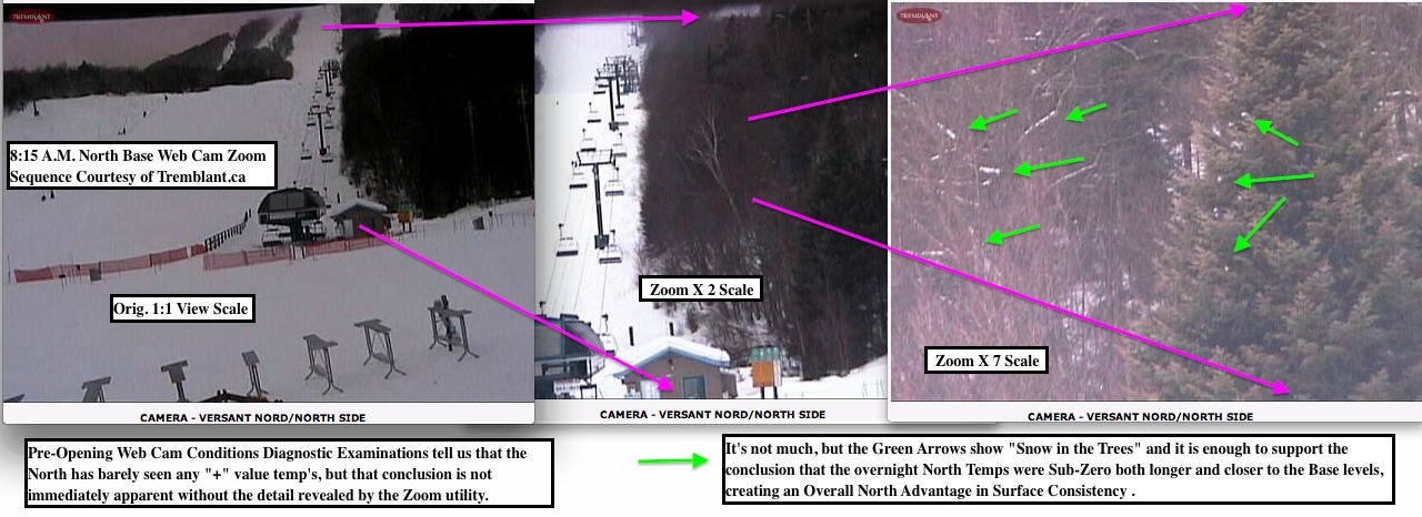 Web Cam Snap Shots Courtesy of Tremblant.ca
