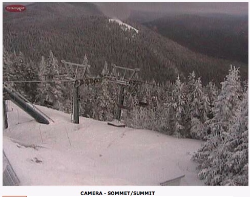 Web Cam Snap Shot Courtesy of Tremblant.ca