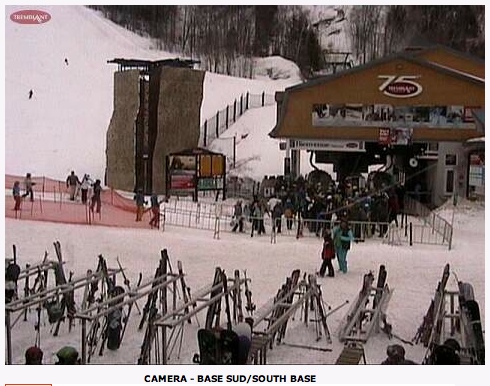 Web Cam Snap Shot Courtesy of Tremblant.ca