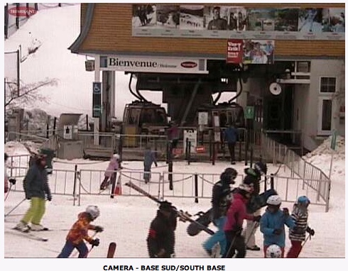Web Cam Snap Shot Courtesy of Tremblant.ca