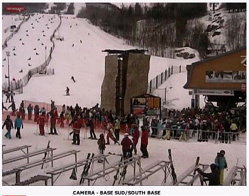 Web Cam Snap Shot Courtesy of Tremblant.ca