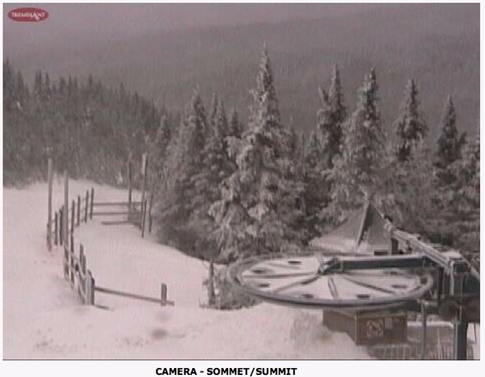 Web Cam Snap Shot Courtesy of Tremblant.ca