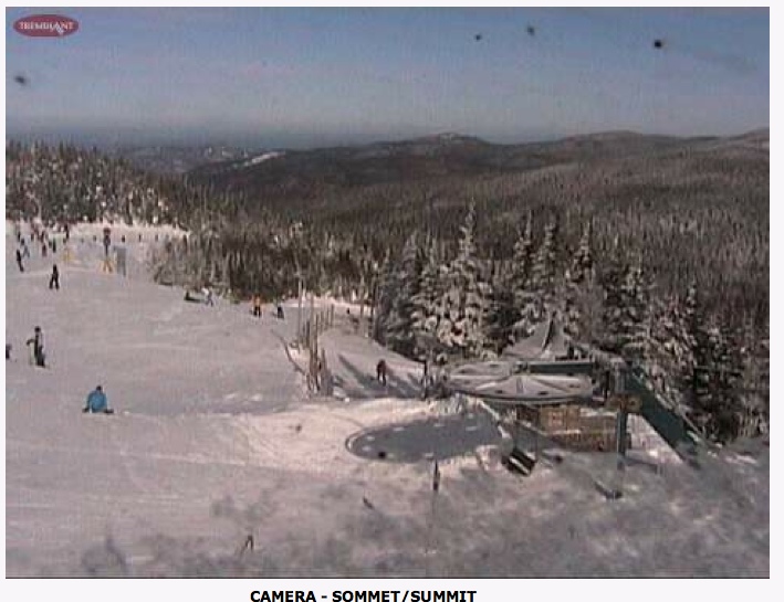 Web Cam Snap Shot Courtesy of Tremblant.ca