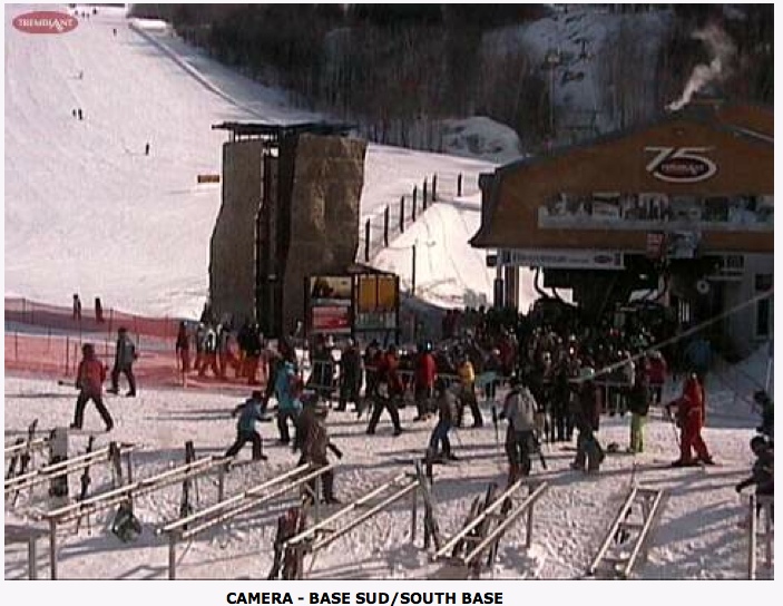 Web Cam Snap Shot Courtesy of Tremblant.ca
