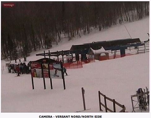 Web Cam Snap Shot Courtesy of Tremblant.ca