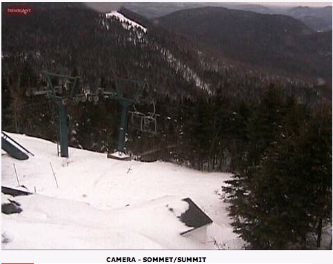 Web Cam Snap Shot Courtesy of Tremblant.ca
