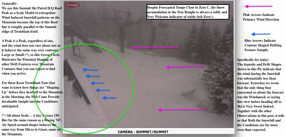 Web Cam Snap Shot Courtesy of Tremblant.ca
