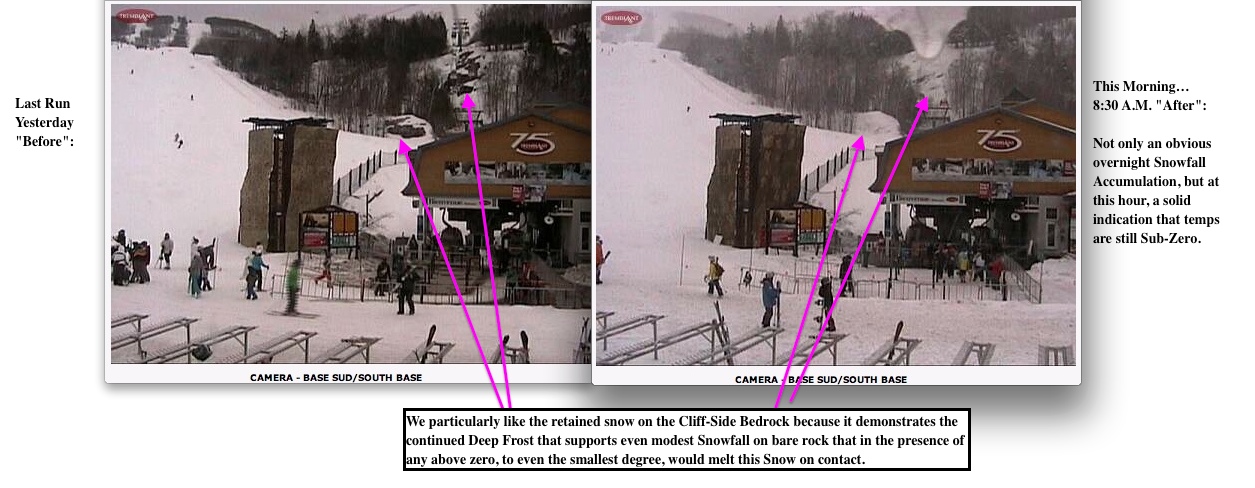 Web Cam Snap Shot Courtesy of Tremblant.ca