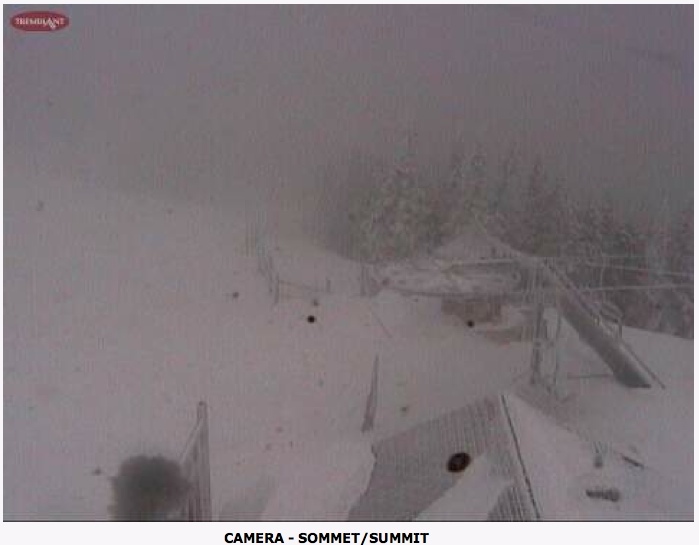 Web Cam Snap Shot Courtesy of Tremblant.ca