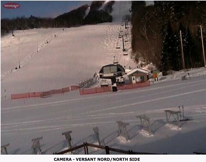 Web Cam Snap Shot Courtesy of Tremblant.ca