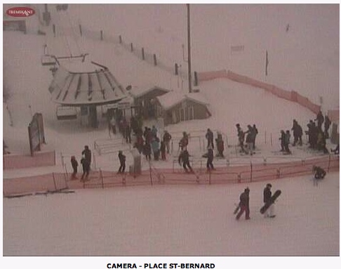Web Cam Snap Shot Courtesy of Tremblant.ca