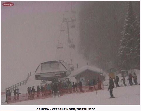 Web Cam Snap Shot Courtesy of Tremblant.ca