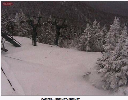 Web Cam Snap Shot Courtesy of Tremblant.ca