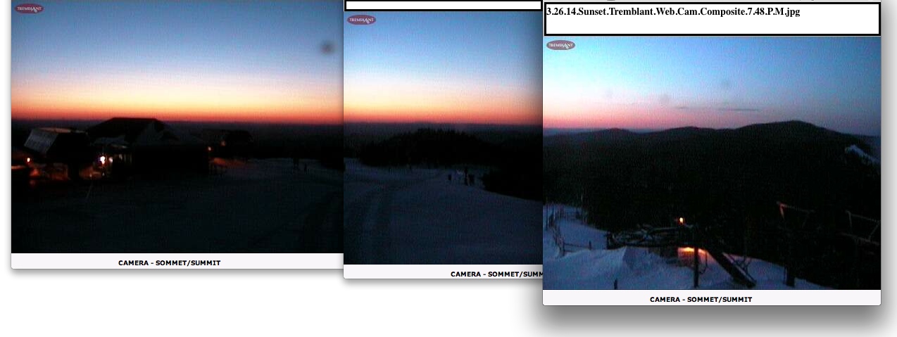 3.26.14.Sunset.Tremblant.Web.Cam.Composite.7.48.P.M., Courtesy of Tremblant.ca
