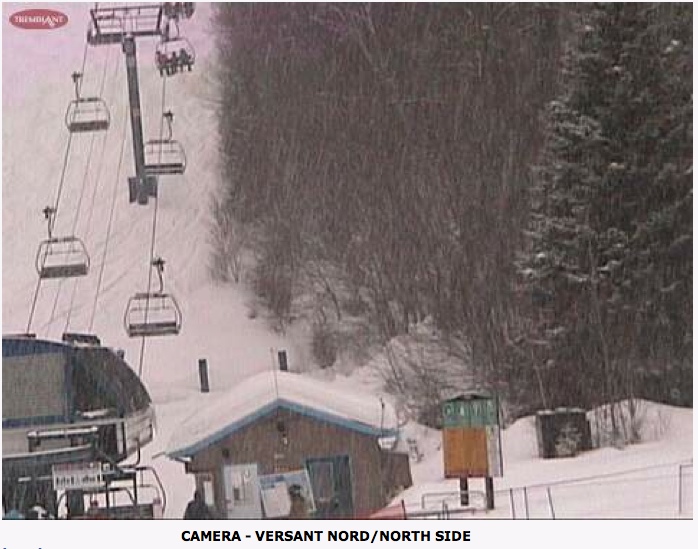 Web Cam Snap Shot Courtesy of Tremblant.ca