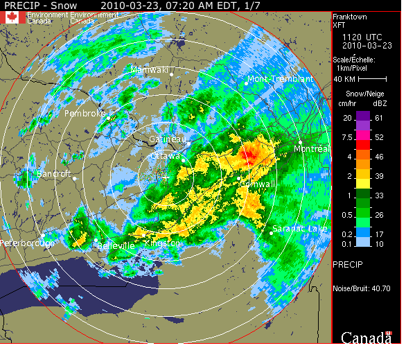 ScreenShot Courtesy of the Weather Network