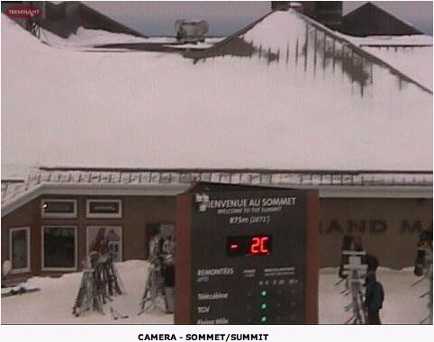 Web Cam Snap Shot Courtesy of Tremblant.ca