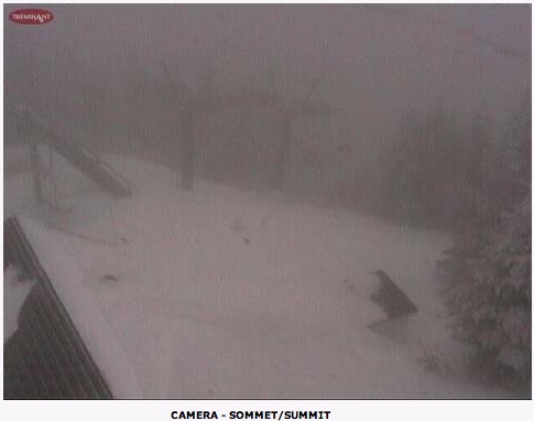 Web Cam Snap Shot Courtesy of Tremblant.ca
