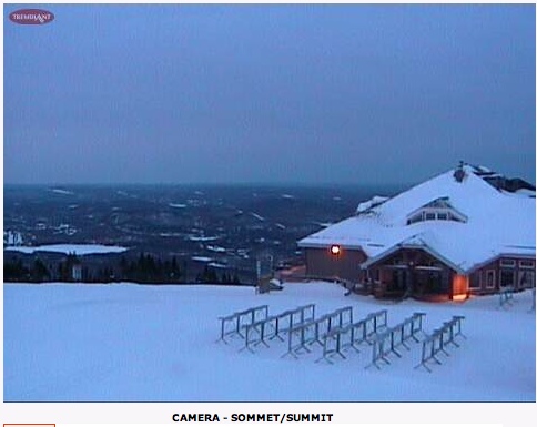 web cam snap shot courtesy of Tremblant.ca