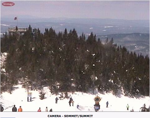 Web Cam Snap Shot Courtesy of Tremblant.ca