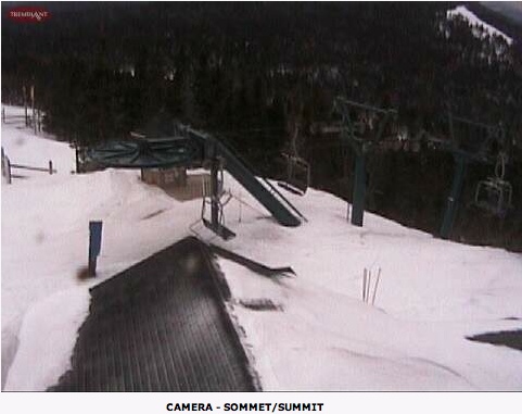 Web Cam Snap Shot Courtesy of Tremblant.ca