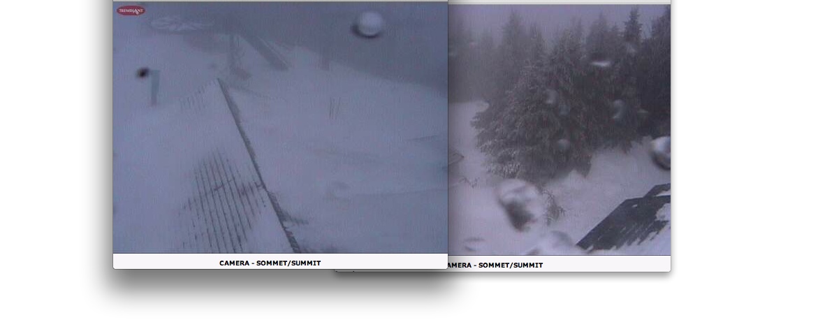 Web Cam Snap Shots Courtesy of Tremblant.ca