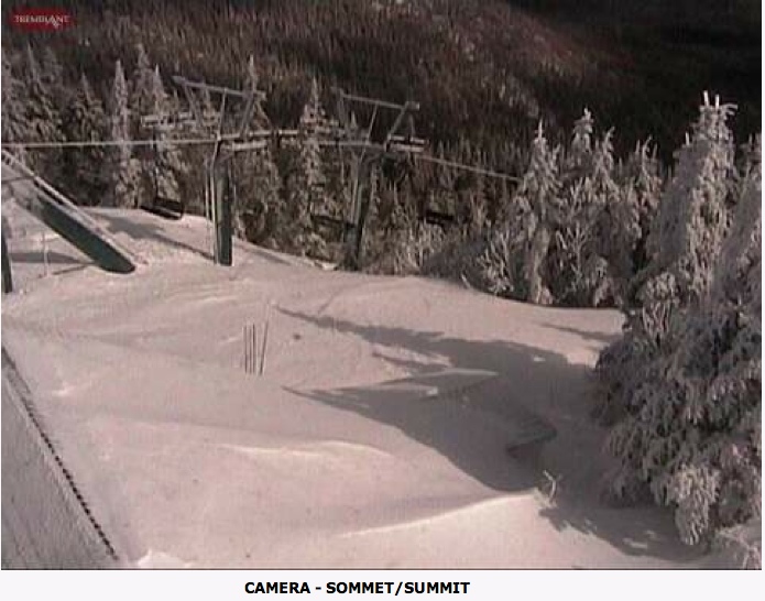 Web Cam Snap Shot Courtesy of Tremblant.ca