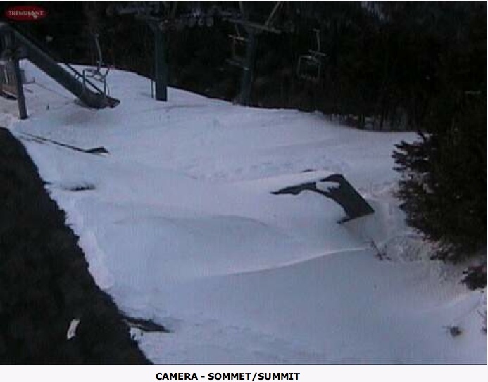 Web Cam Snap Shot Courtesy of Tremblant.ca