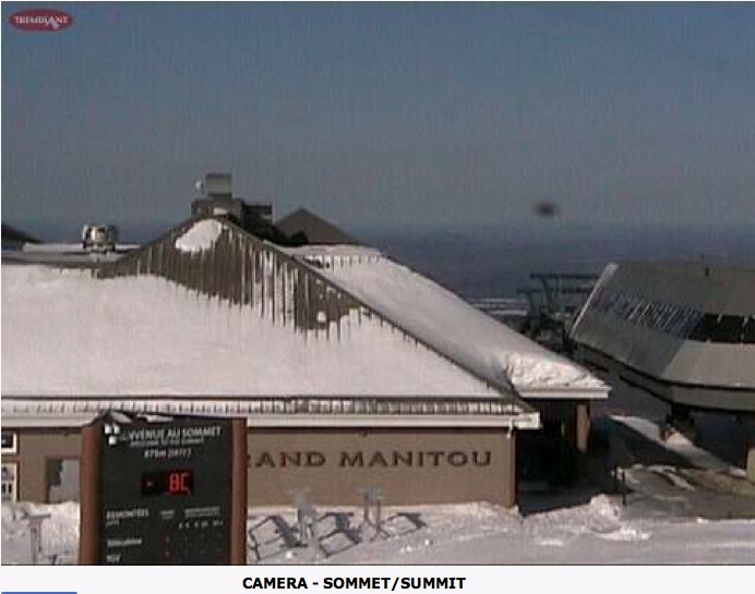 Web Cam Snap Shot Courtesy of Tremblant.ca