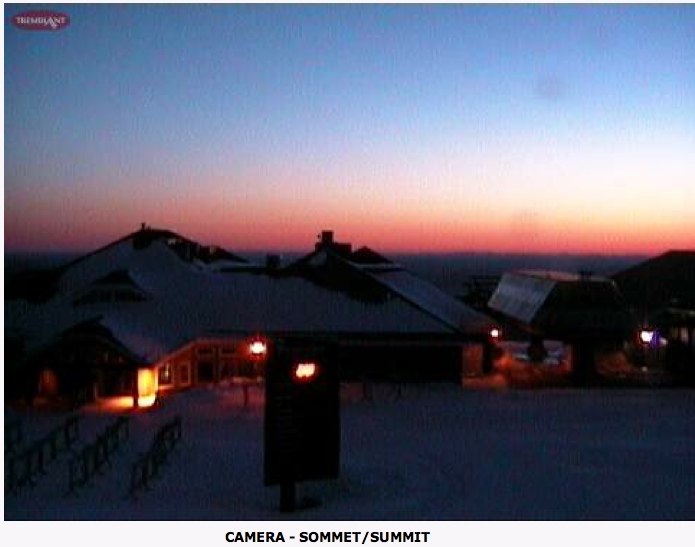 Web Cam Snap Shot Courtesy of Tremblant.ca