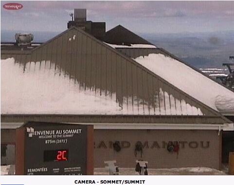 Web Cam Snap Shot Courtesy of Tremblant.ca