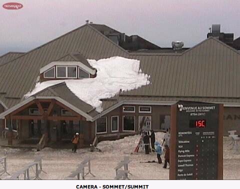 Web Cam Snap Shot Courtesy of Tremblant.ca