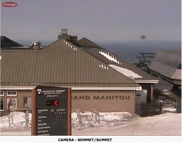 Web Cam Snap Shot Courtesy of Tremblant.ca