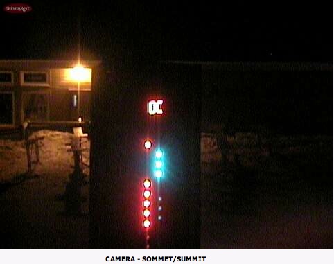 Web Cam Snap Shot Courtesy of Tremblant.ca