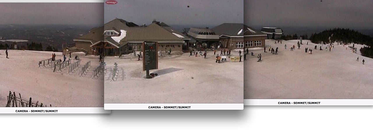 Web Cam Snap Shots Courtesy of Tremblant.ca