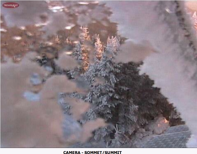 Web Cam Snap Shot Courtesy of Tremblant.ca