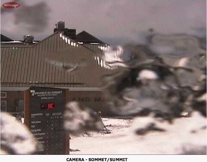 Web Cam Snap Shot Courtesy of Tremblant.ca