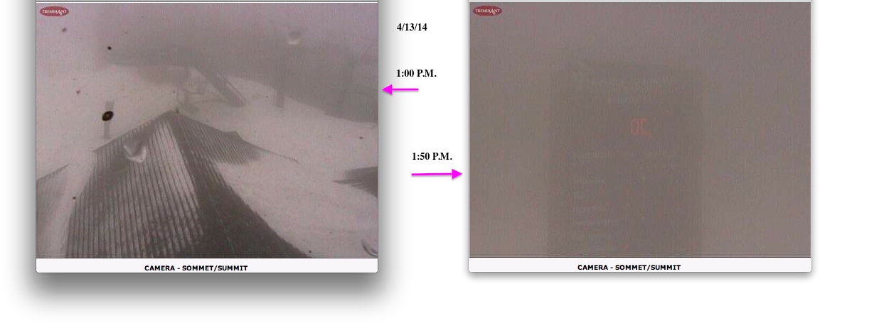 Web Cam Snap Shots Courtesy of Tremblant.ca