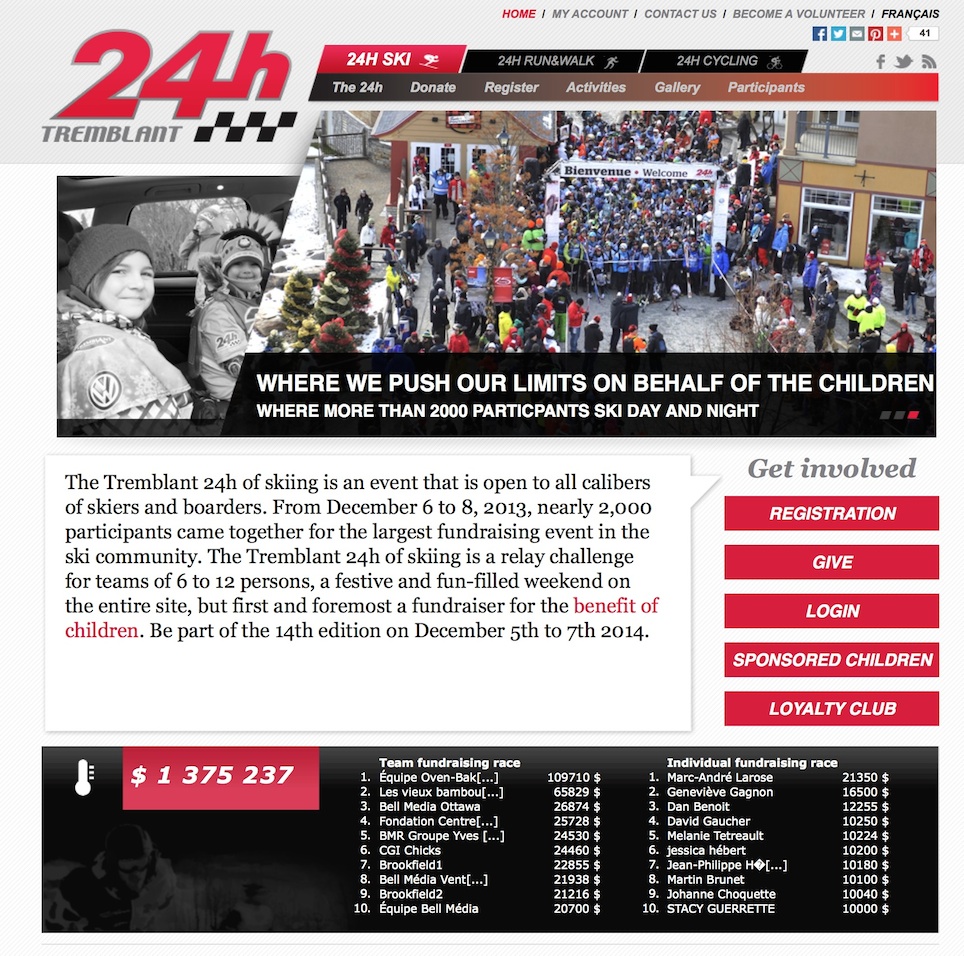 screenshot courtesy of Tremblant.ca