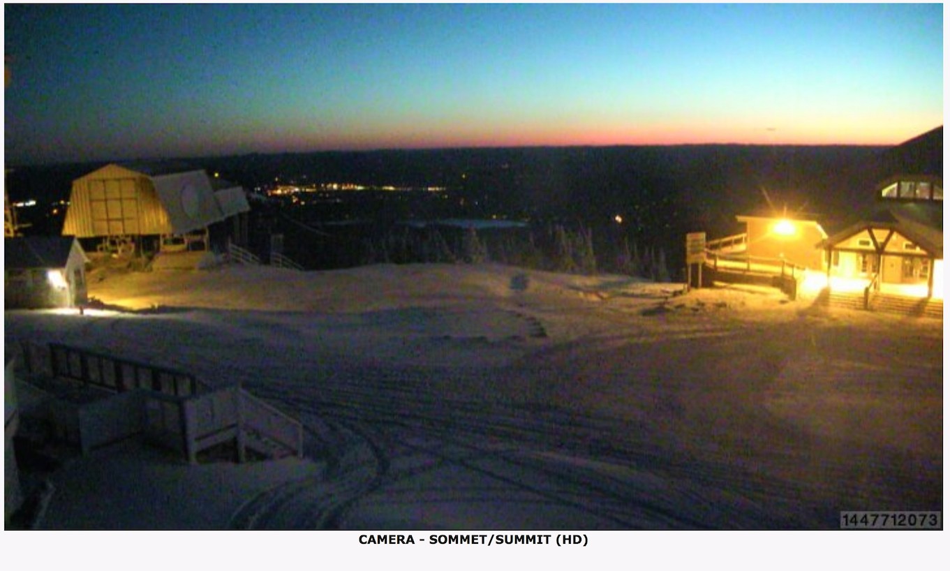 Web Cam SnapShots Courtesy of Tremblant.ca