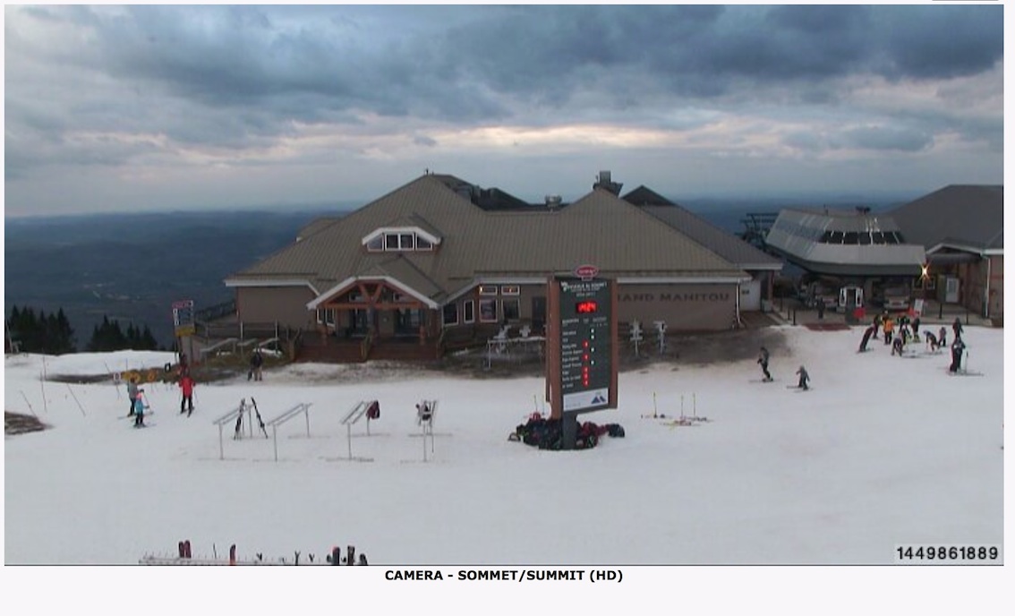 Web Cam Snap Shot Courtesy of Tremblant.ca