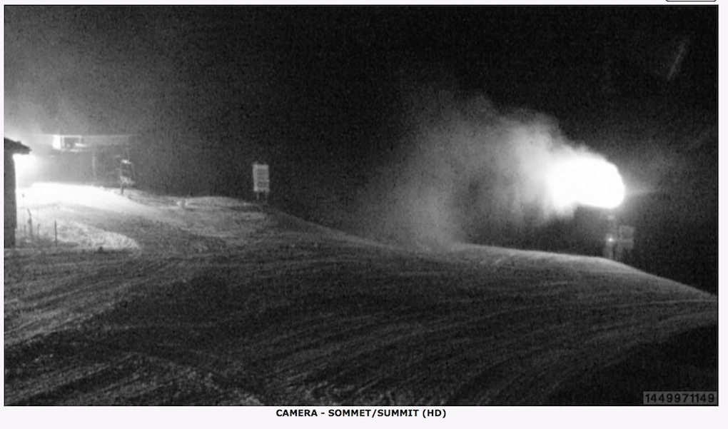 Web Cam Snap Shot Courtesy of Tremblant.ca