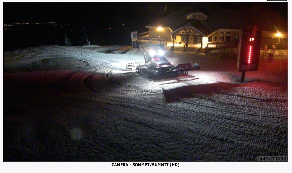 Web Cam Snap Shot Courtesy of Tremblant.ca