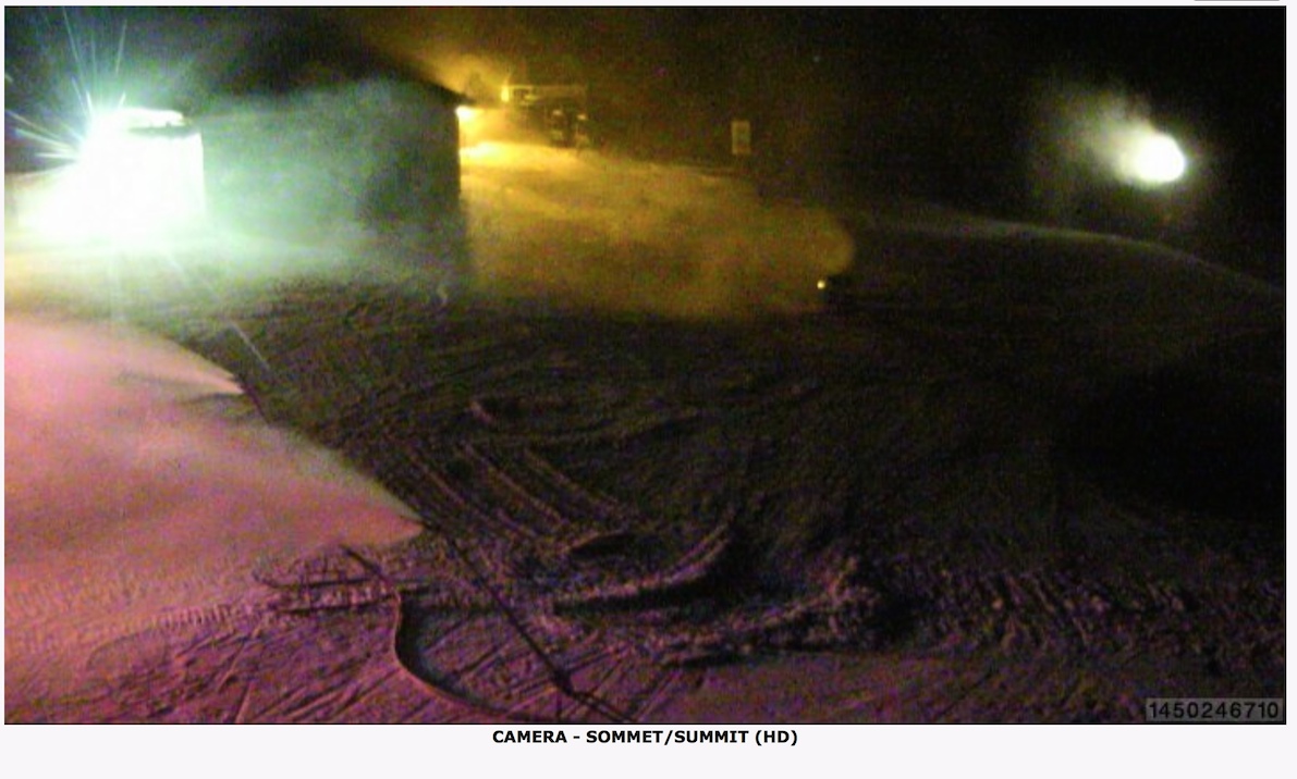 Web Cam Snap Shot Courtesy of Tremblant.ca